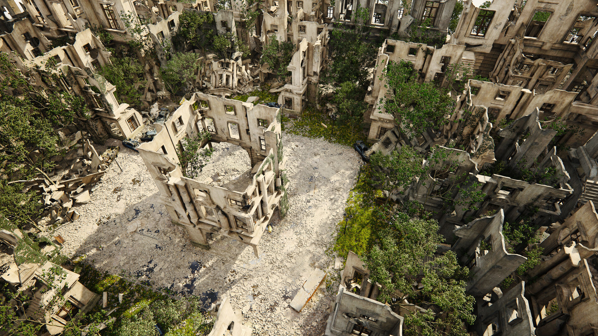 Archexteriors for UE vol 2 - Post-apocalyptic Scene 3D model_8