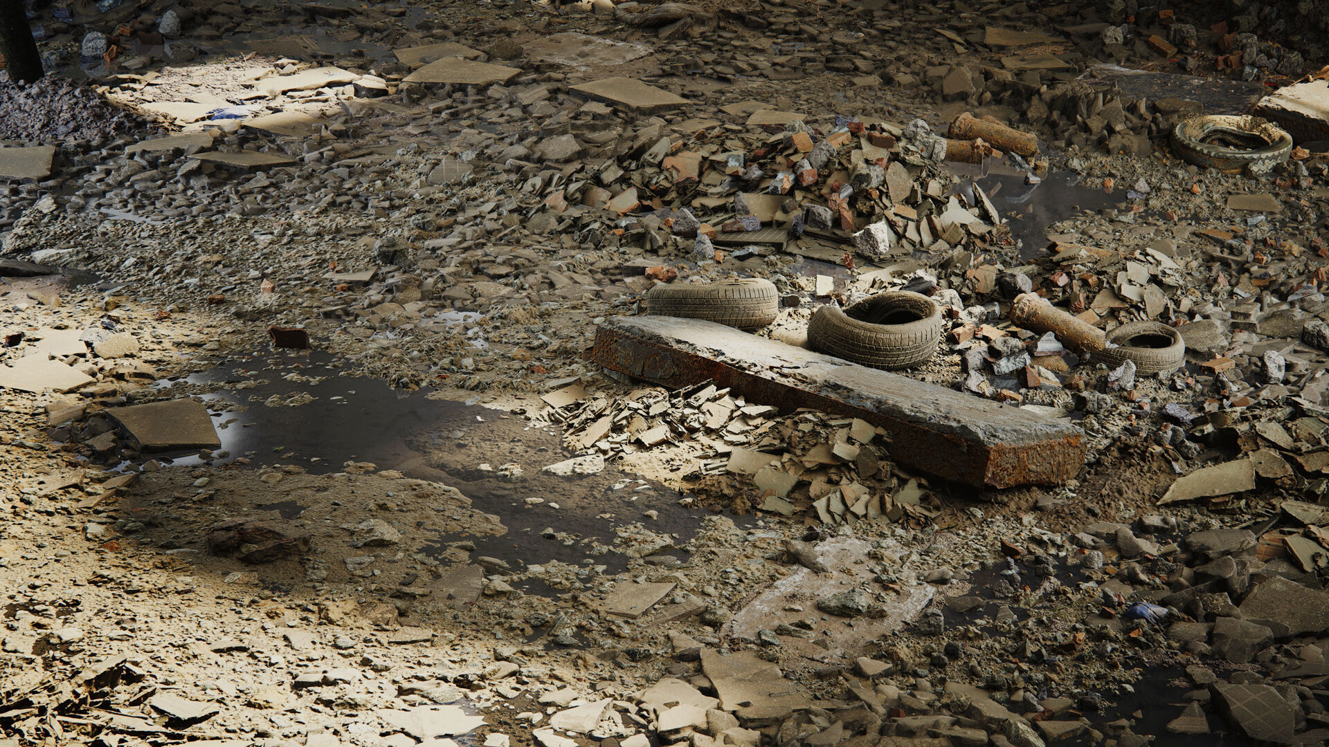 Archexteriors for UE vol 2 - Post-apocalyptic Scene 3D model_17