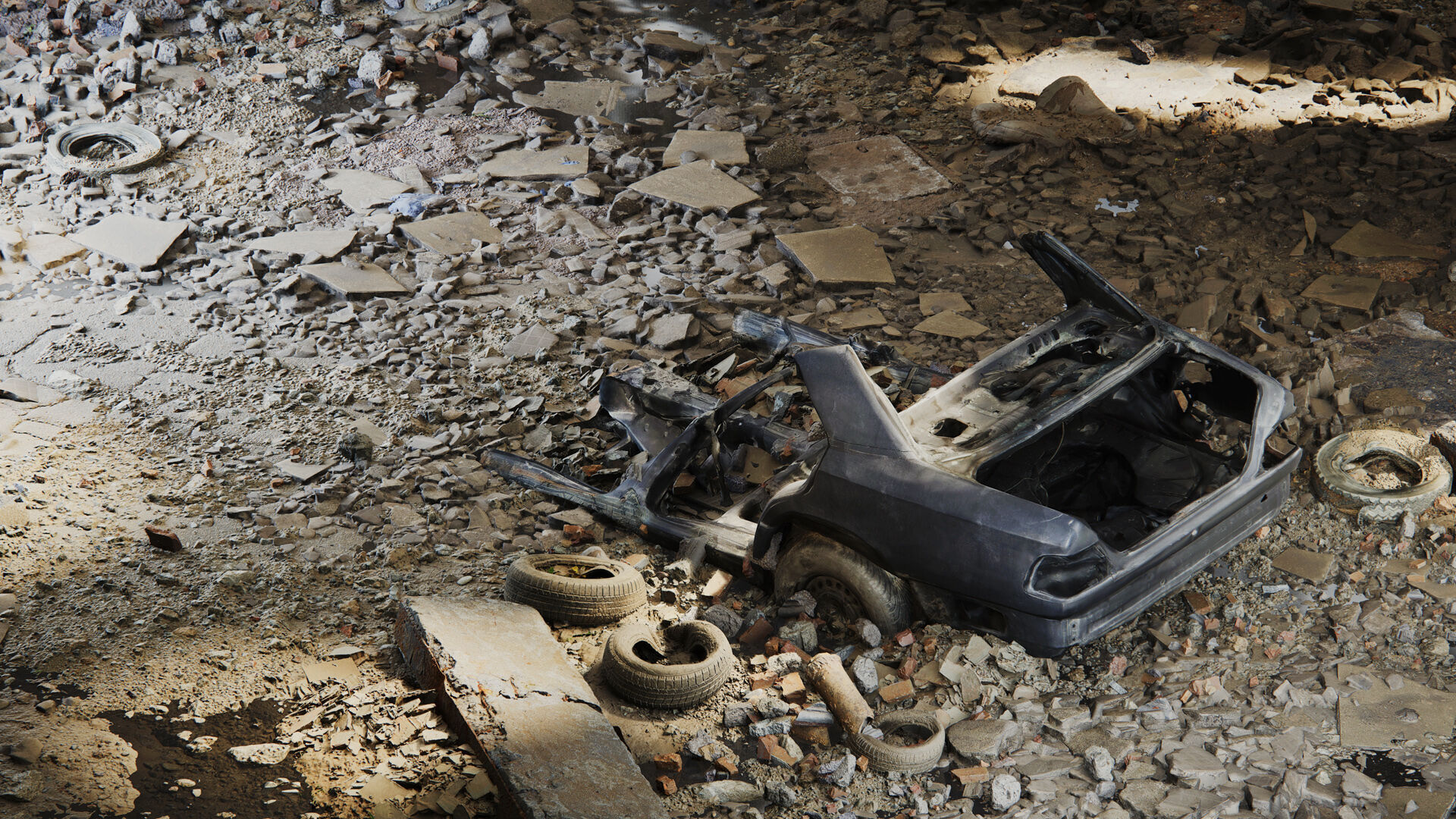 Archexteriors for UE vol 2 - Post-apocalyptic Scene 3D model_15