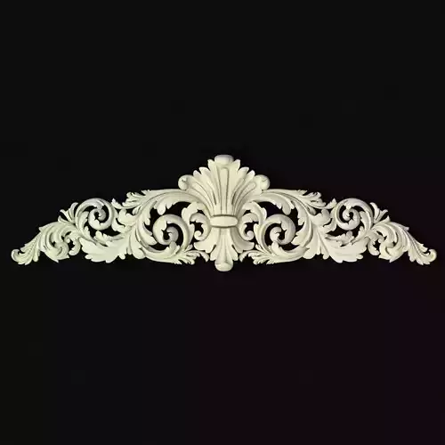 Central decor ornament for furniture