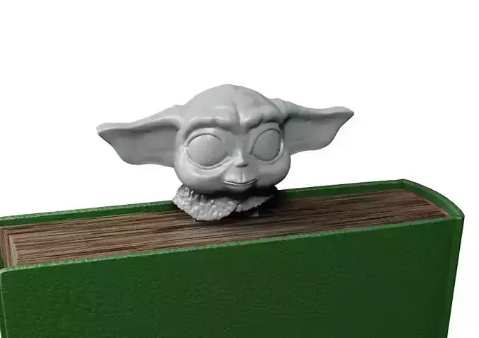 Alien Bookmark 3D print model