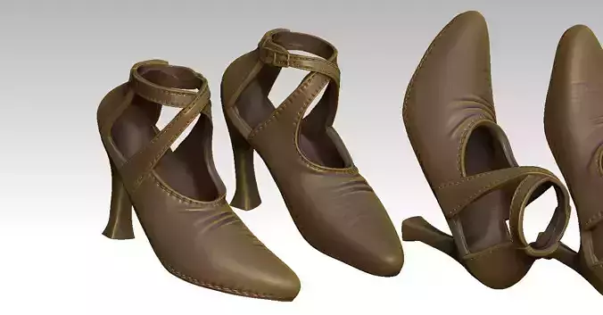 Basemesh shoes style 22 3D print model