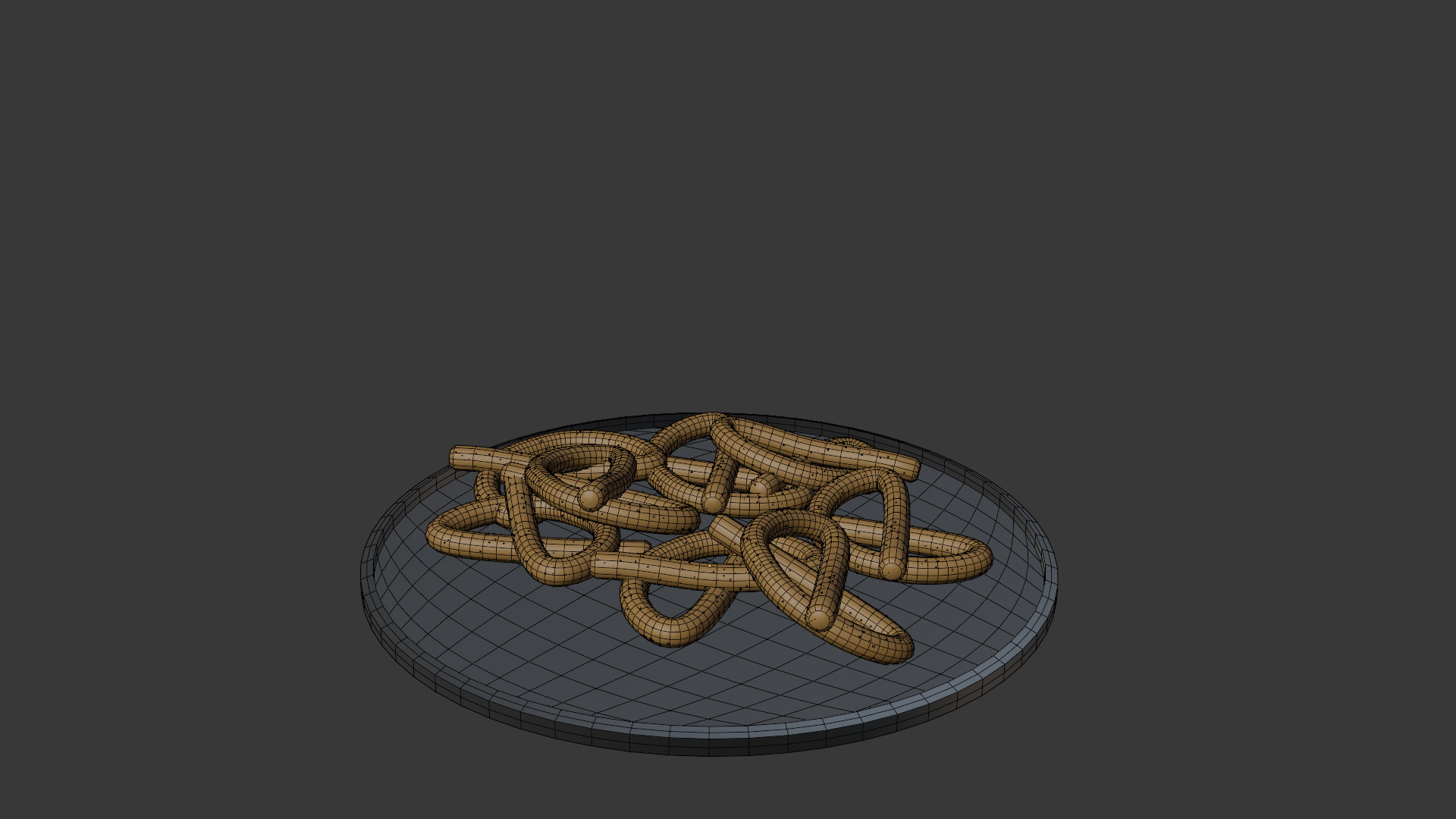 3D Bakery Display Rack with Cakes and Cupcakes 3D model_23