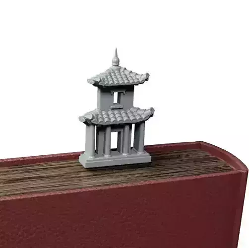 Pagoga Bookmark 3D print model