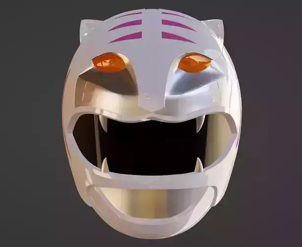 Power Rangers Wild Force White Ranger Gao White Helmet