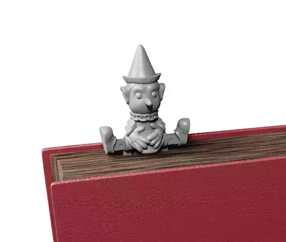 Pinocchio Bookmark 3D print model
