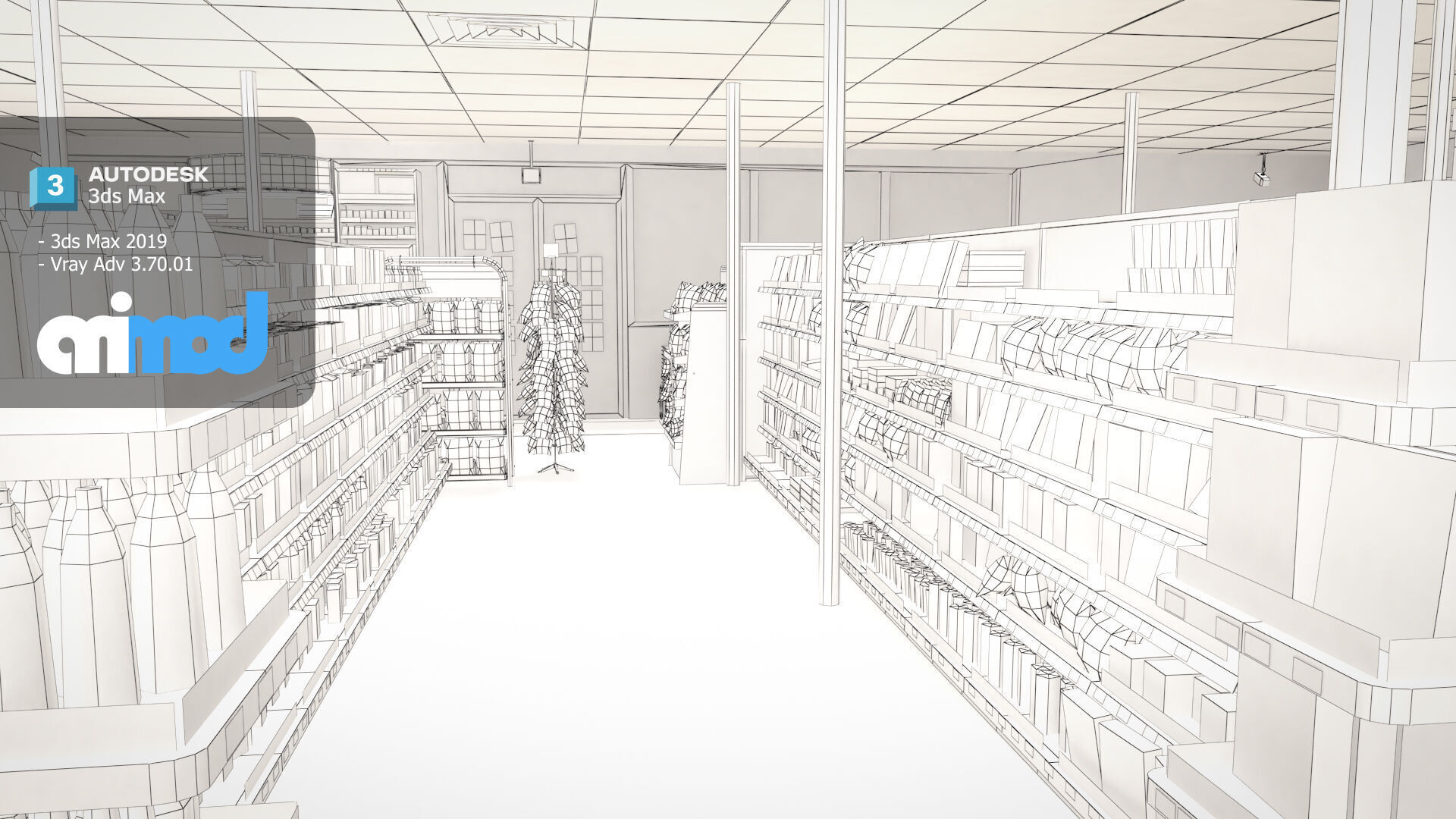 Convenience Store 0002 3D model_5