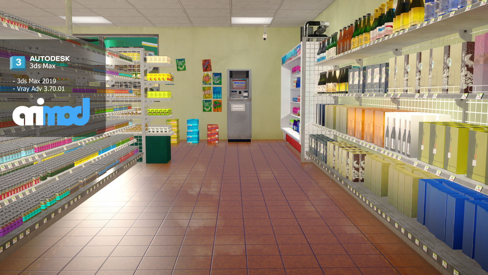 Convenience Store 0002 3D model_3