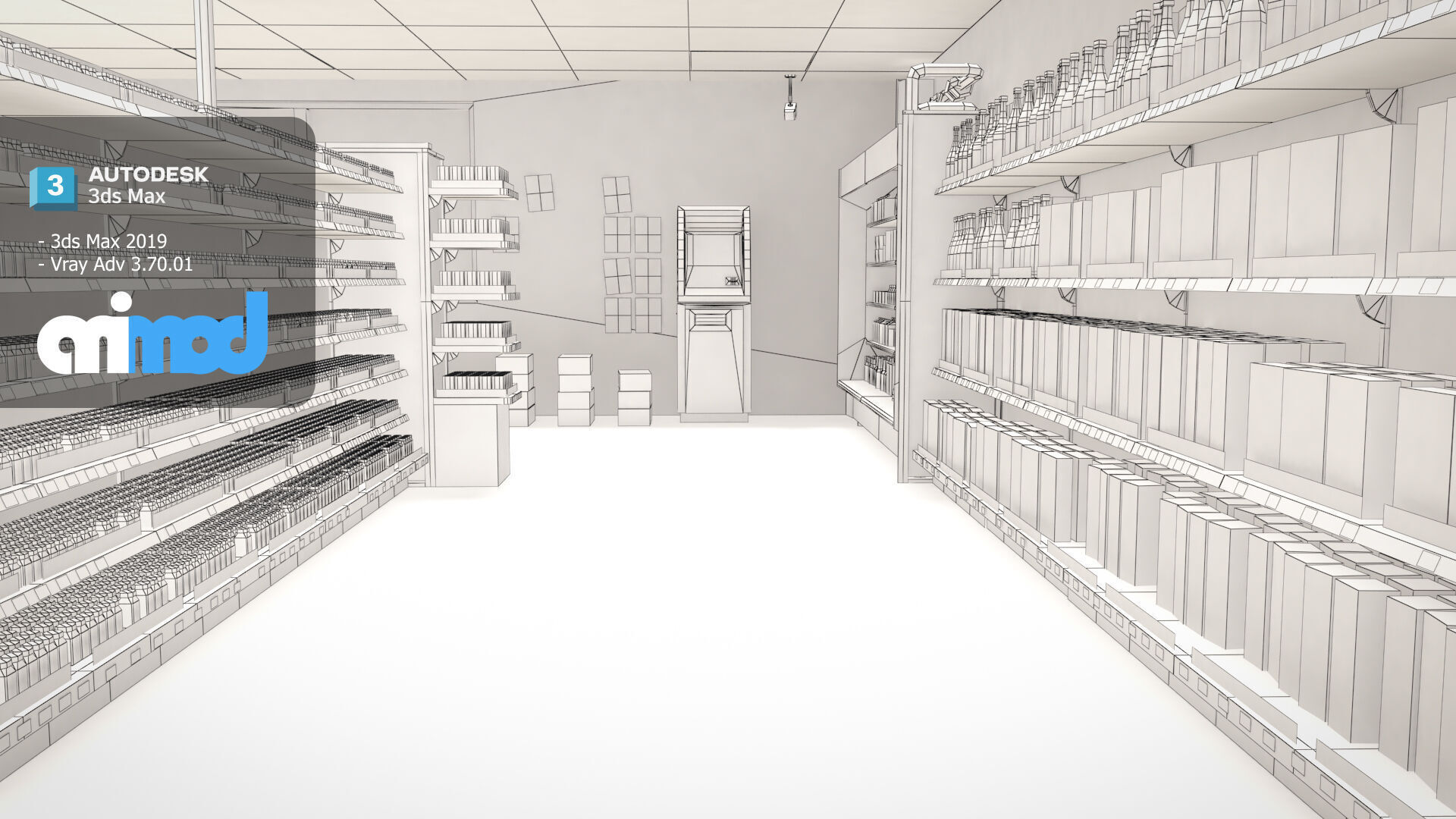 Convenience Store 0002 3D model_8