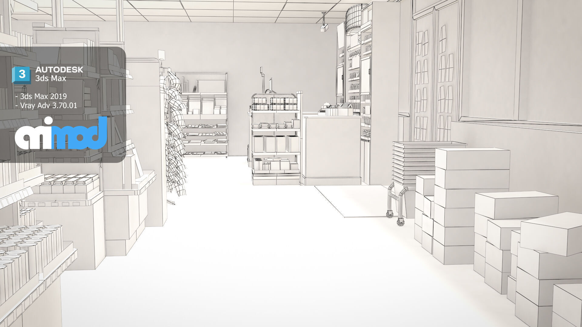 Convenience Store 0002 3D model_9