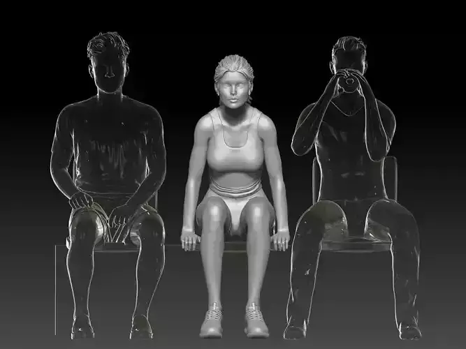 spectator at sports stadium girl 1