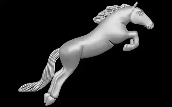 Horse 3d Model - STL File for 3D Printing