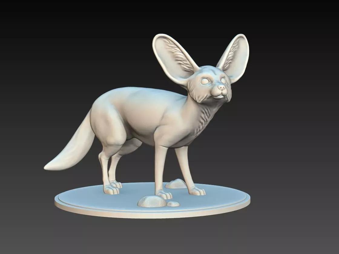 Fennec Fox 3D Model 3D print model