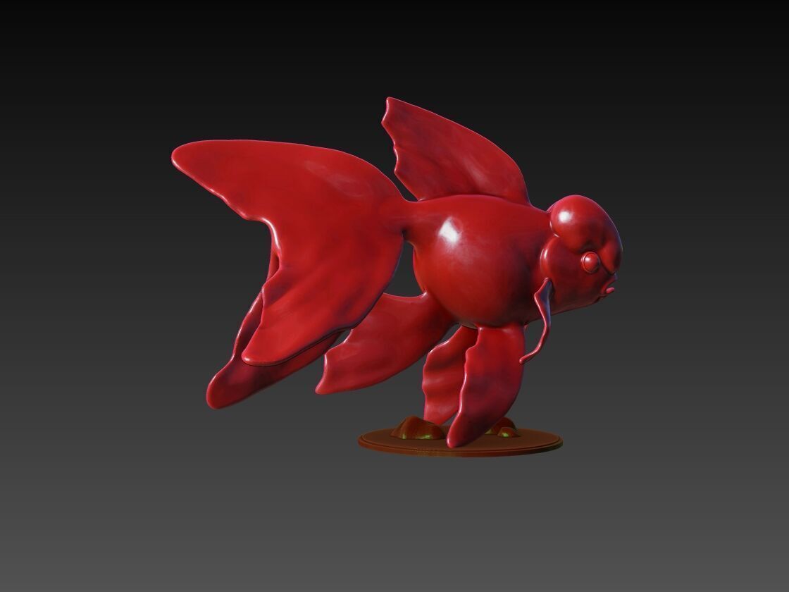 Goldfish 3D Model 3D print model_1