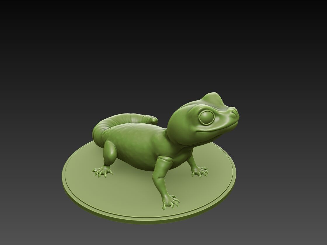Leopard Gecko 3D Model 3D print model_3