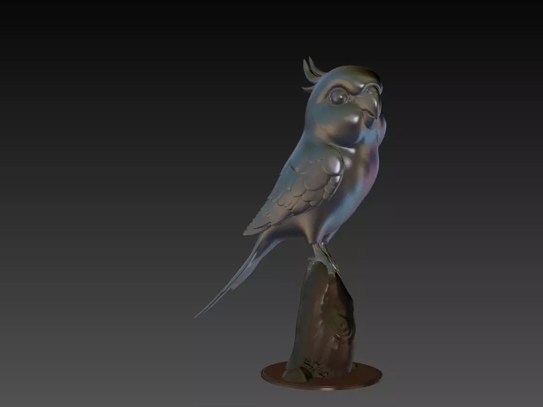 Cockatiel 3D Model 3D print model_0