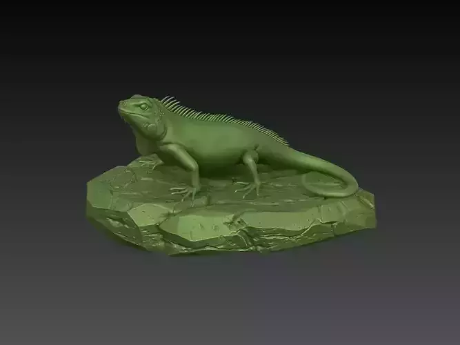 Iguana 3D Model 3D print model