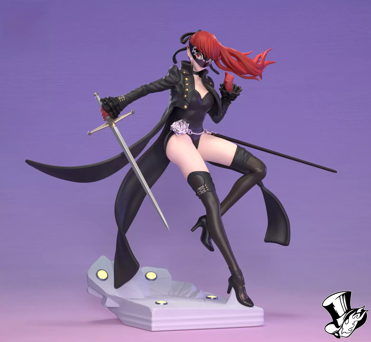 Kasumi Violet from P5R 3D print model