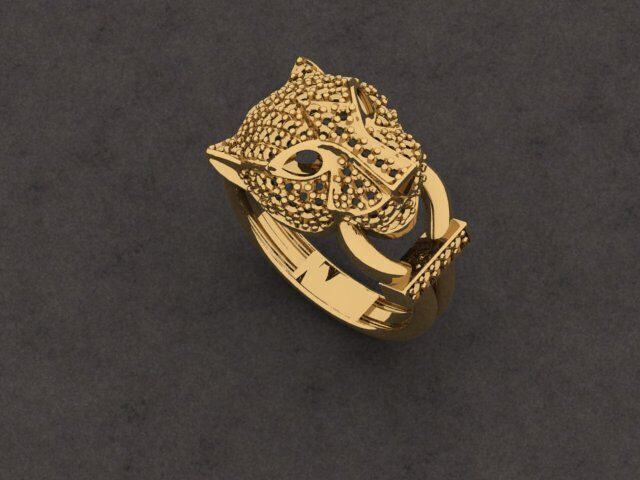 panther ring 7 pic 3D print model_7
