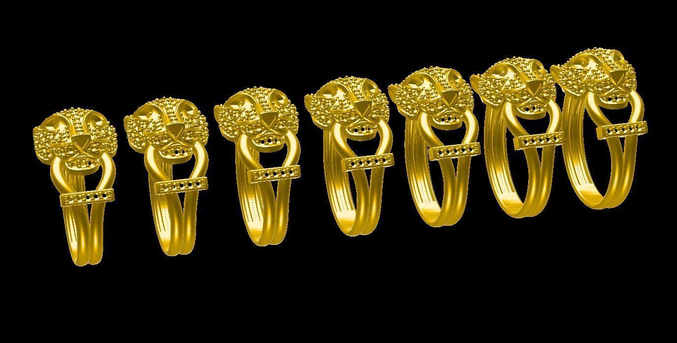 panther ring 7 pic 3D print model_4