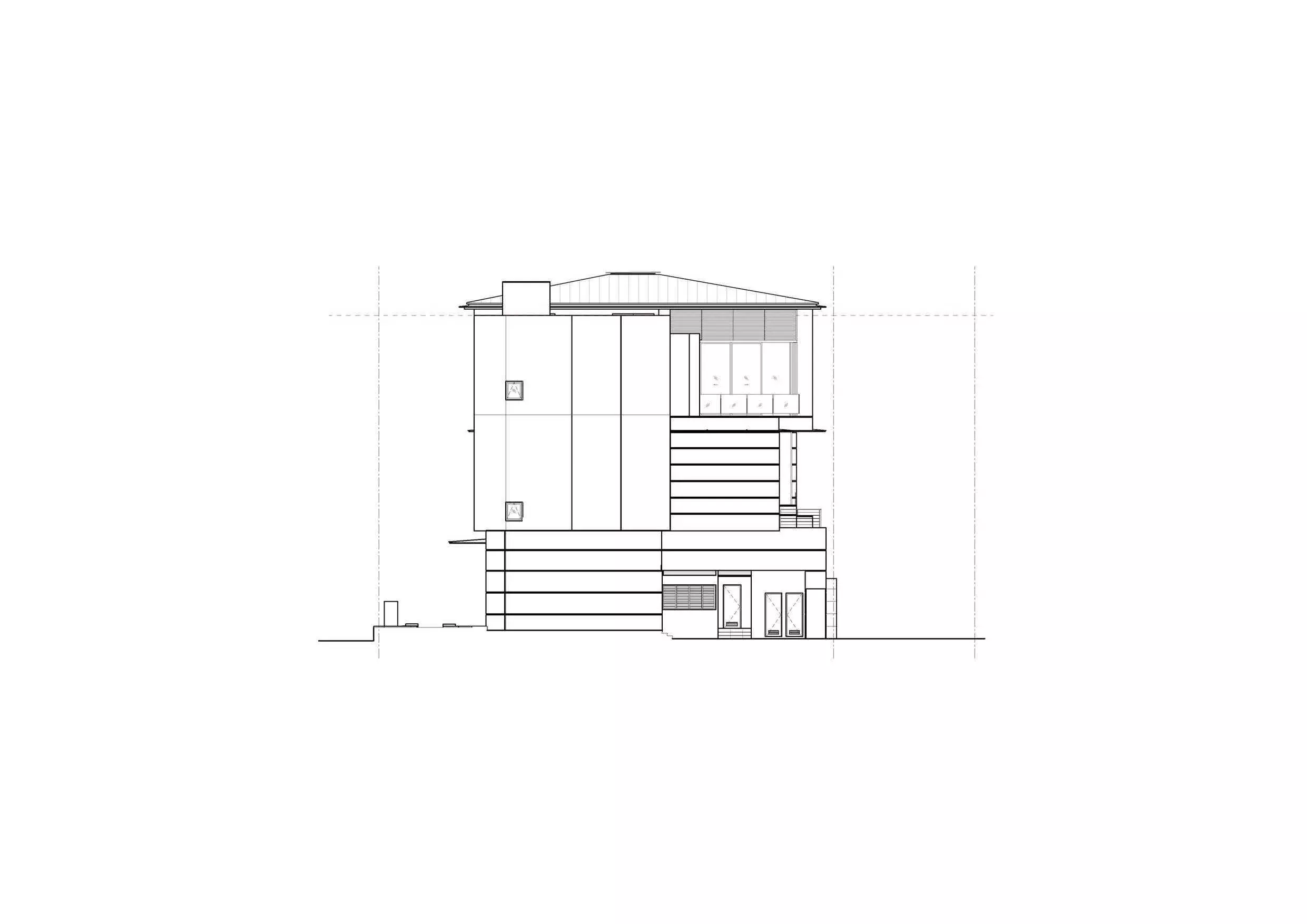 Modern Luxury Residential villa 01 Revit 3D model 3D print model_8