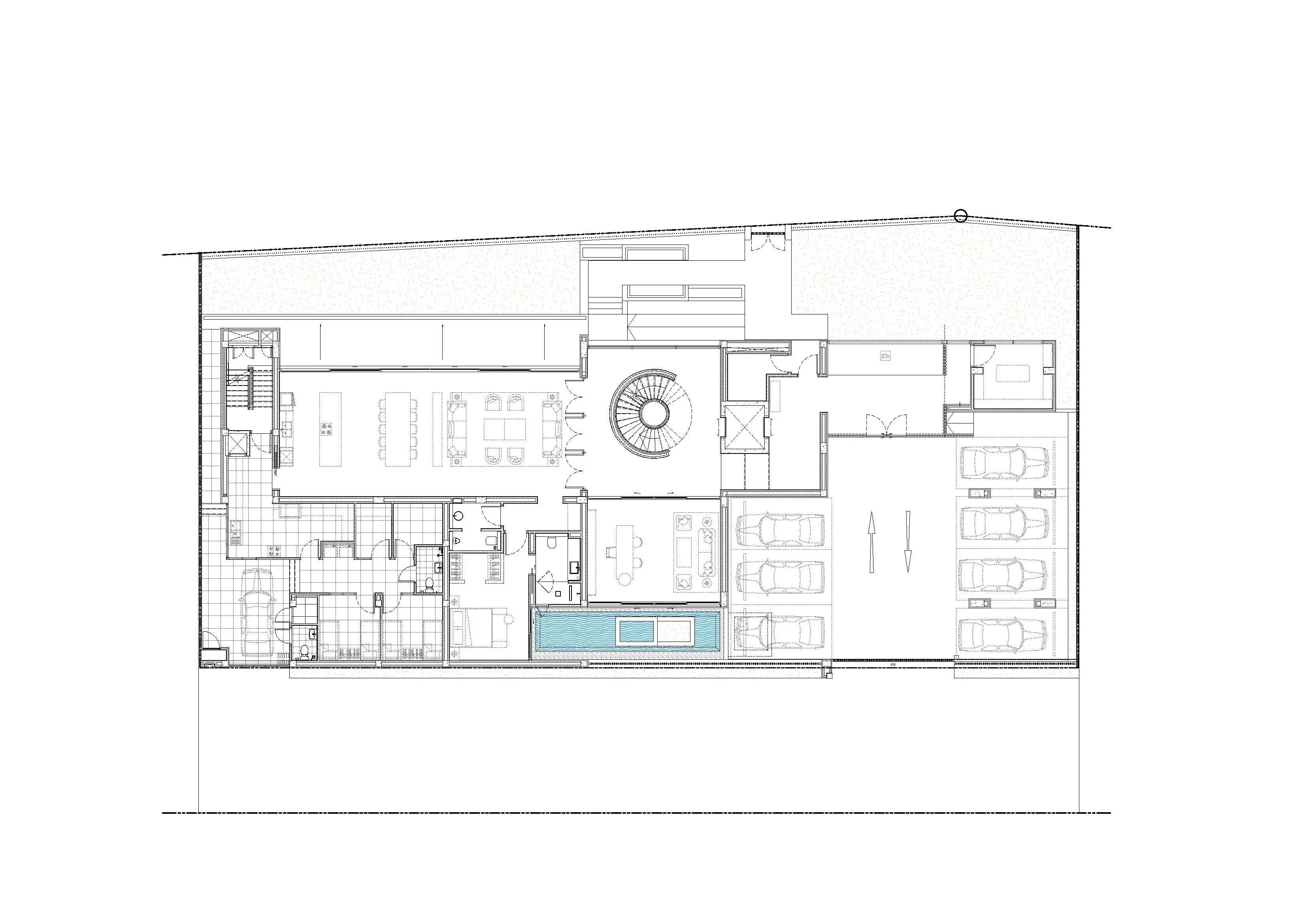 Modern Luxury Residential villa 01 Revit 3D model 3D print model_3