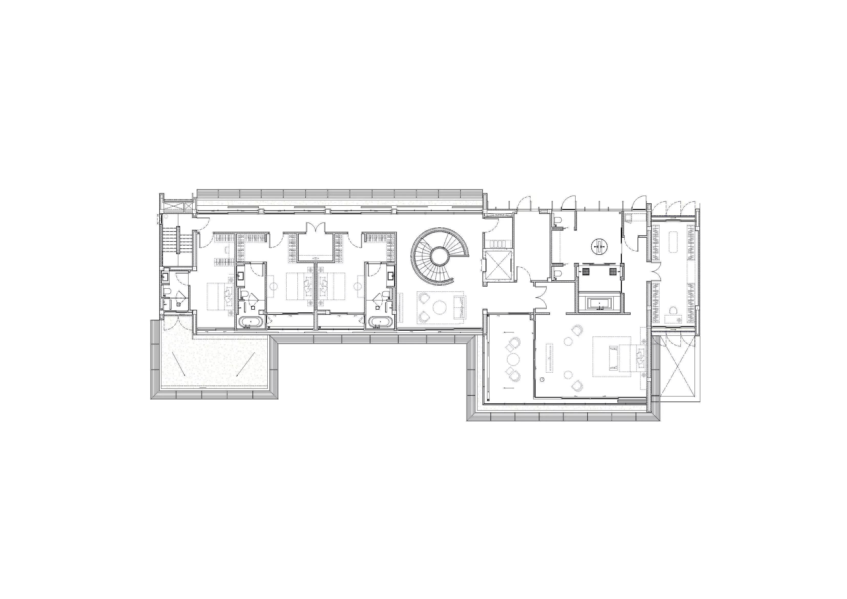 Modern Luxury Residential villa 01 Revit 3D model 3D print model_5