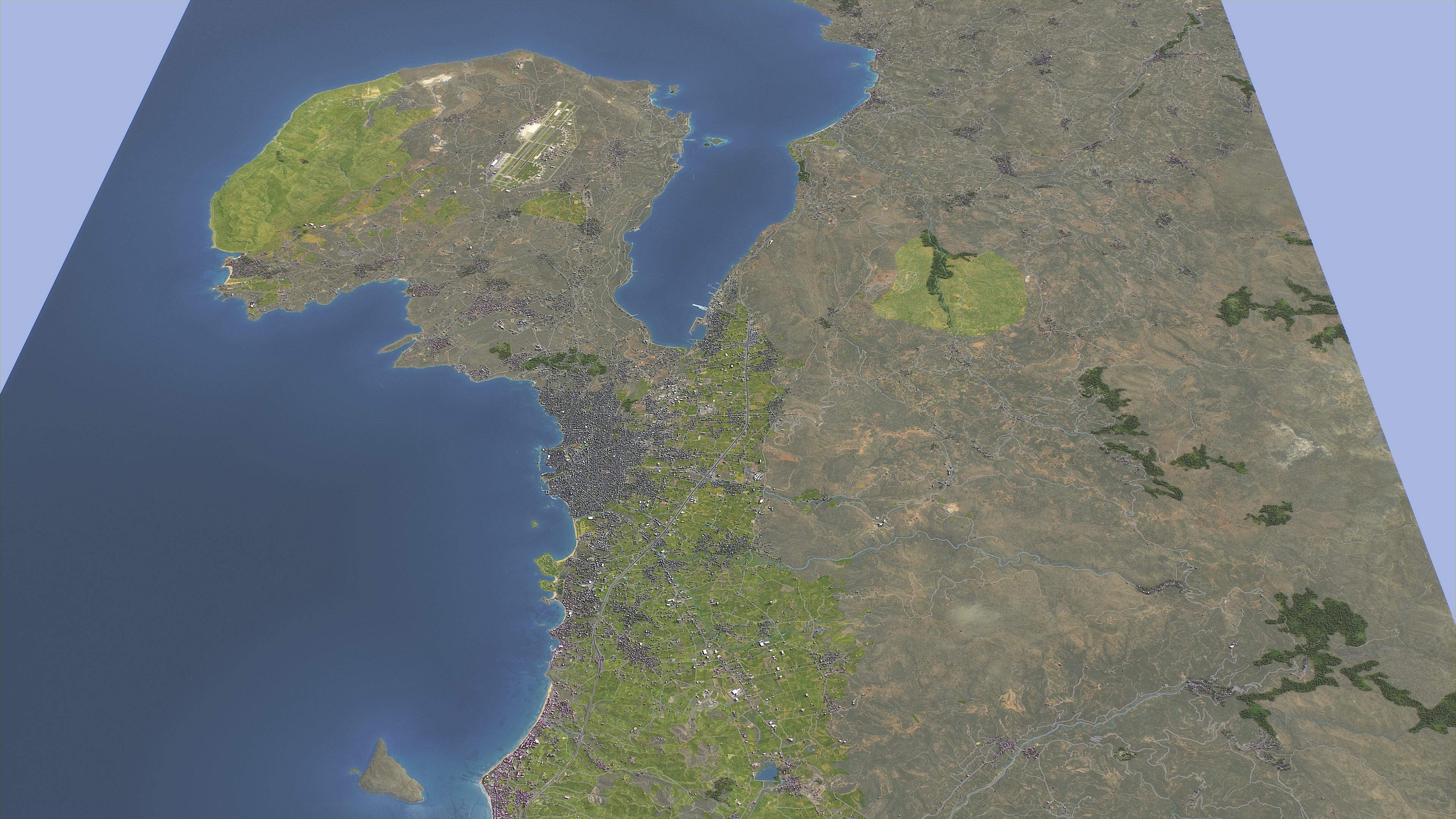 Chania - Topography Terrain 3D Model 3D Model Collection_5