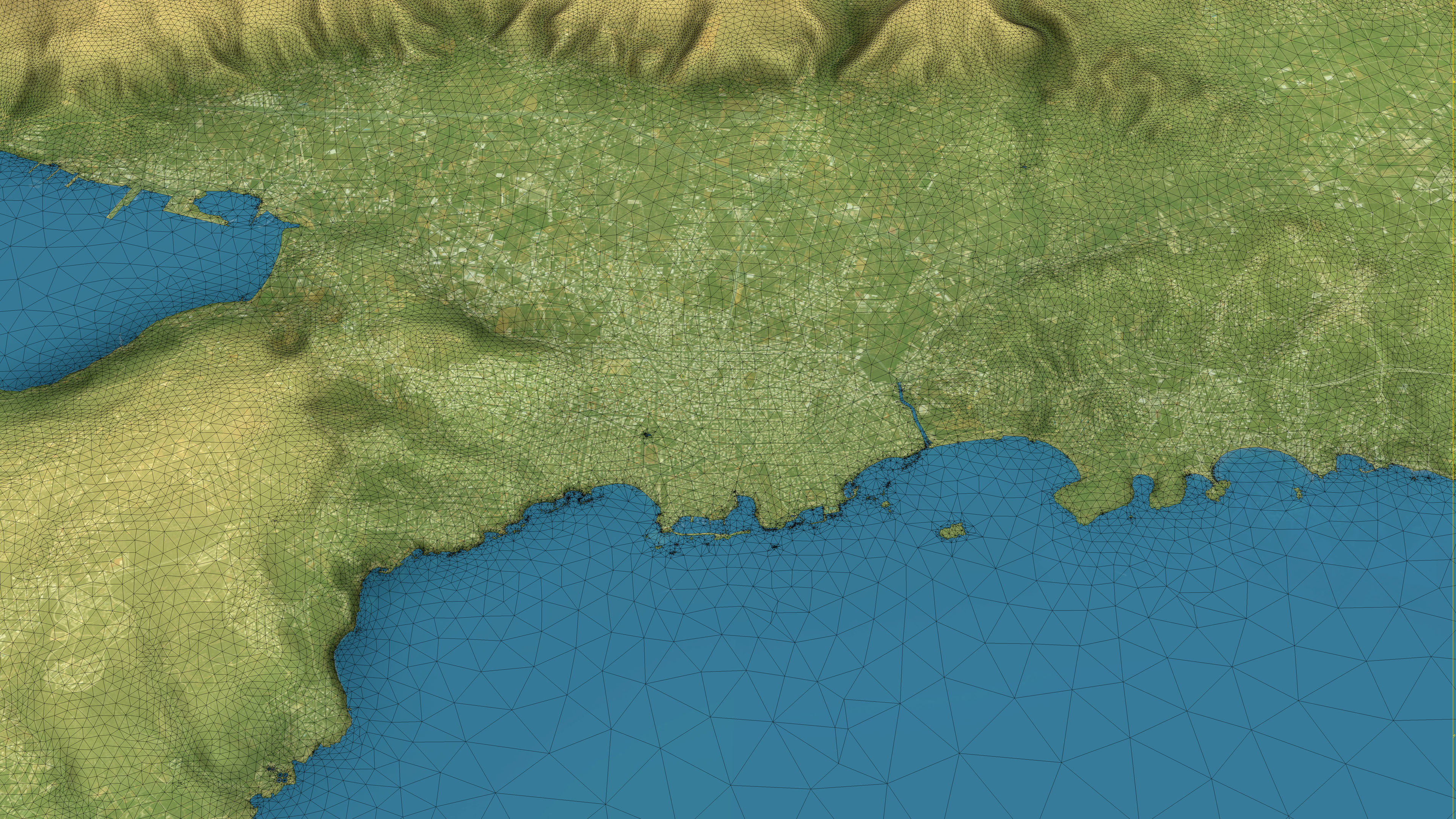 Chania - Topography Terrain 3D Model 3D Model Collection_21