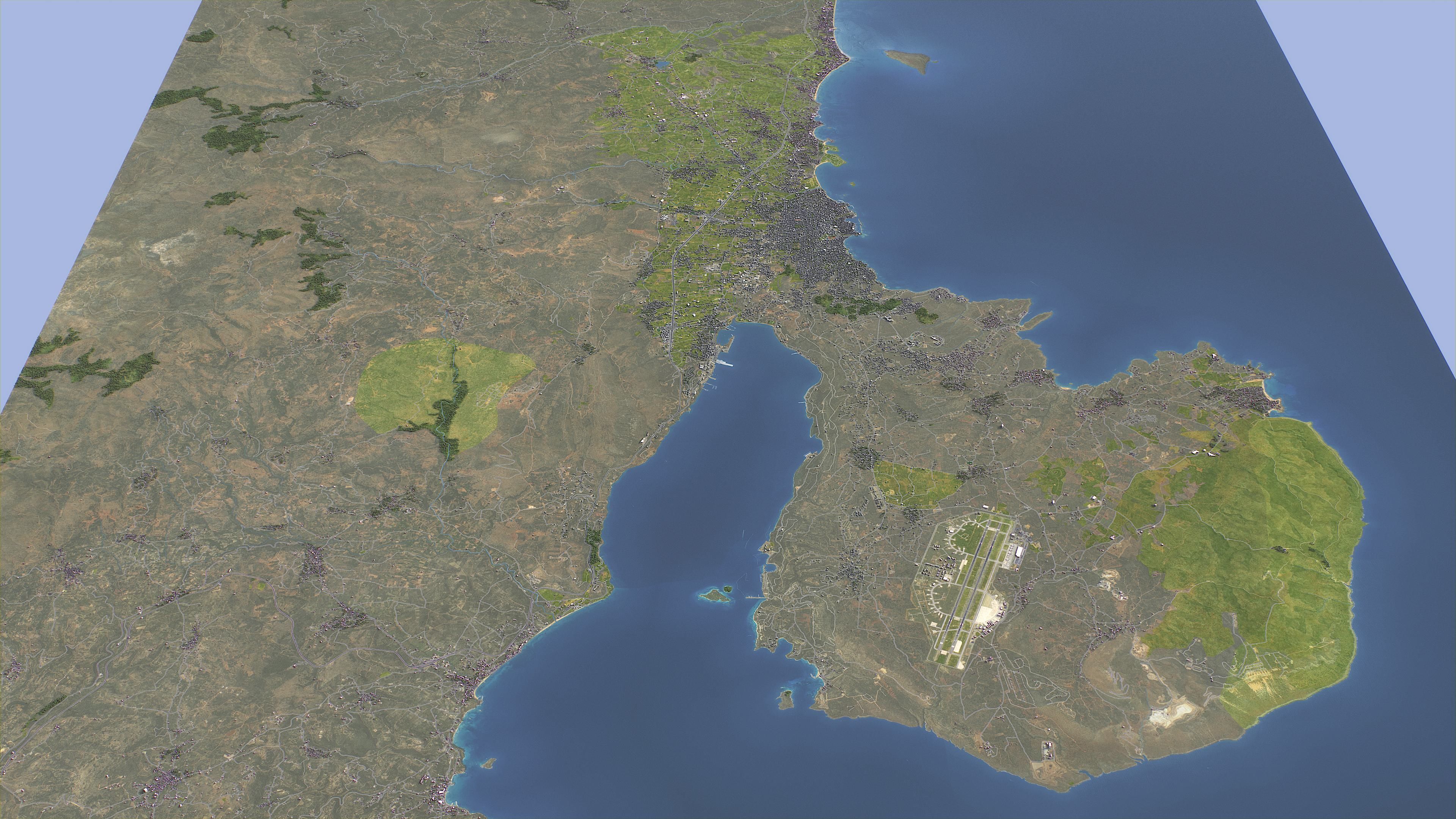 Chania - Topography Terrain 3D Model 3D Model Collection_11