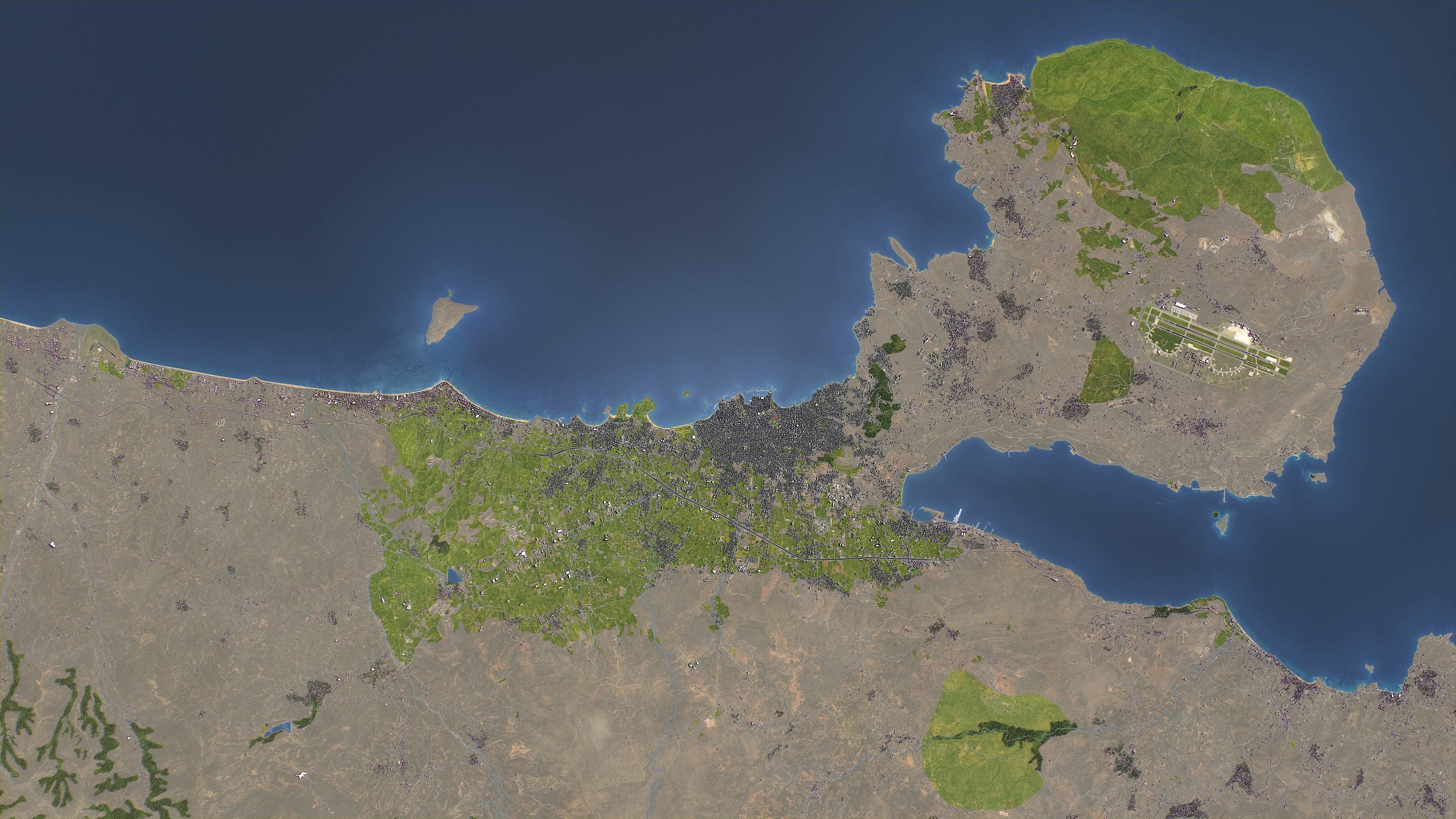 Chania - Topography Terrain 3D Model 3D Model Collection_29