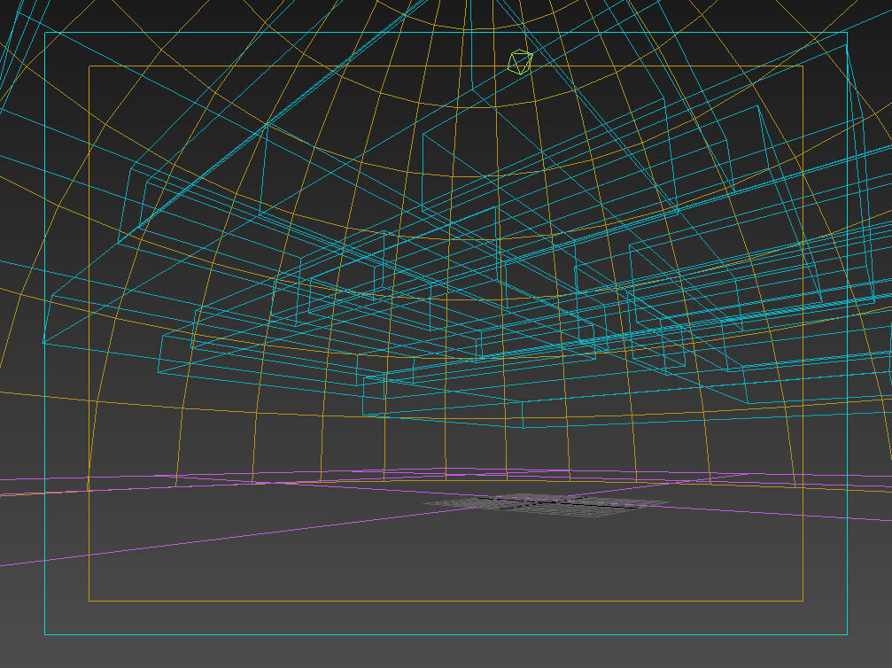 Clouds Low-poly 3D model_2