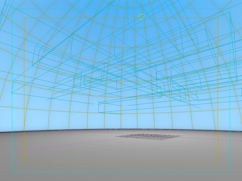 Clouds Low-poly 3D model_1