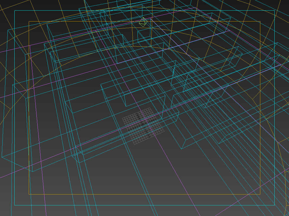 Clouds Low-poly 3D model_5