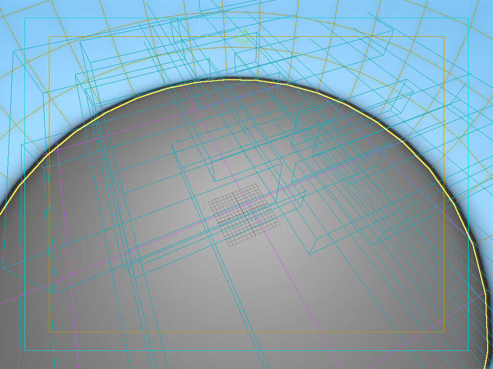 Clouds Low-poly 3D model_4