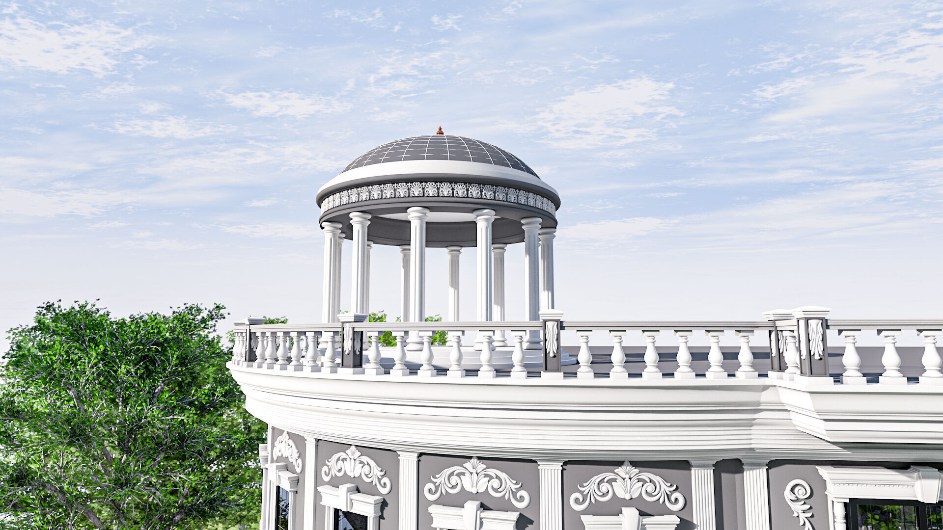 Arab4D Moulding Cornices Kit V2 - 35 Bundles in 1 Library Low-poly 3D model_17