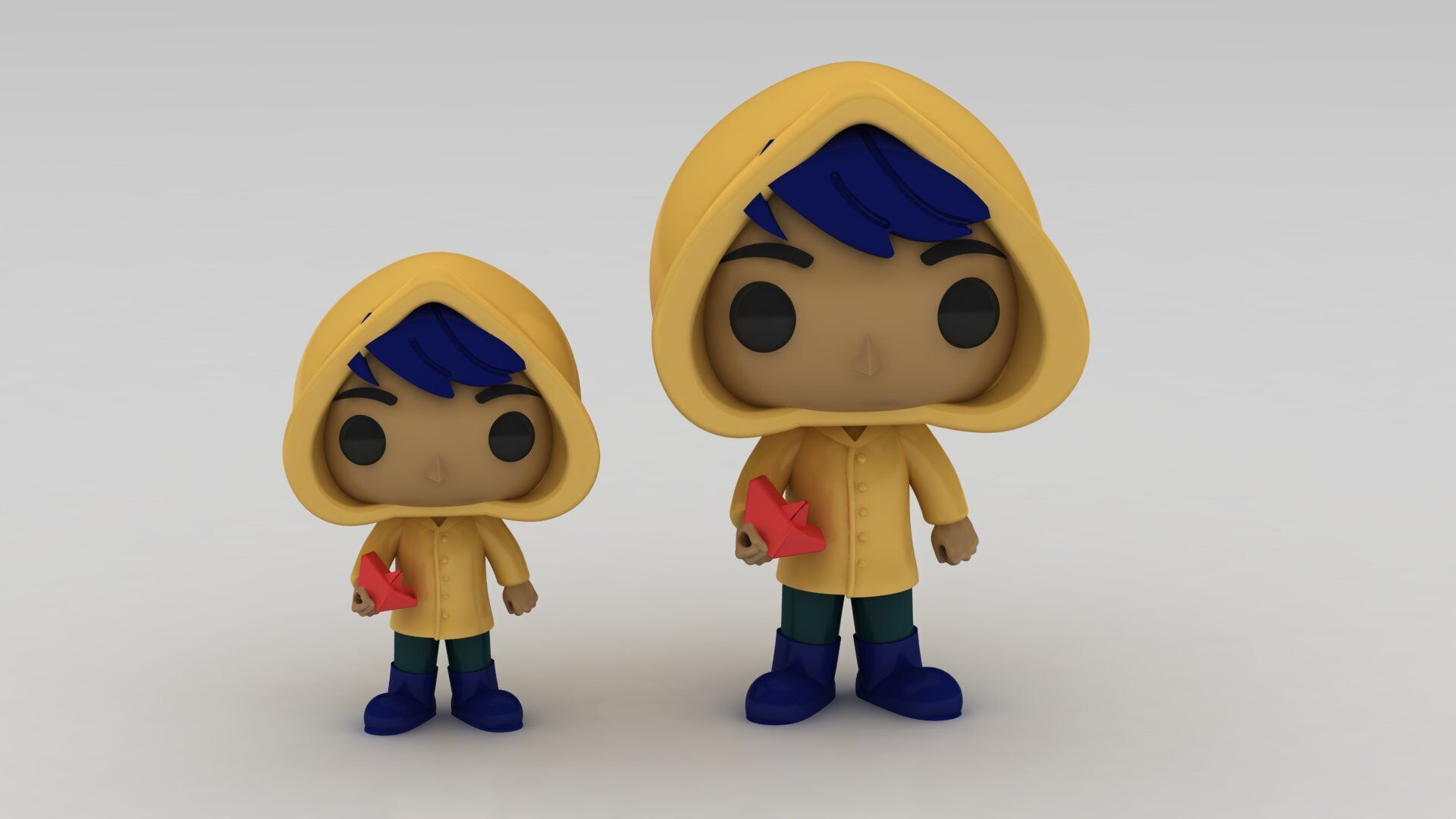 GEORGIE DENBROUGH CHARACTER PENDANT 3D PRINTABLE MODEL 3D print model_1