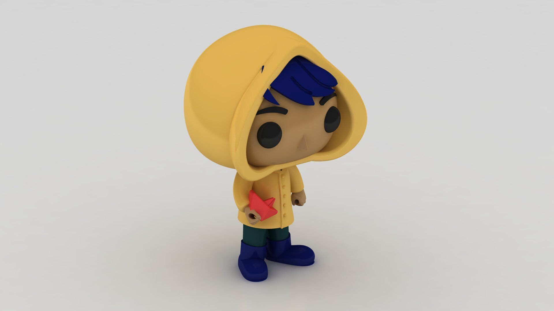 GEORGIE DENBROUGH CHARACTER PENDANT 3D PRINTABLE MODEL 3D print model_3