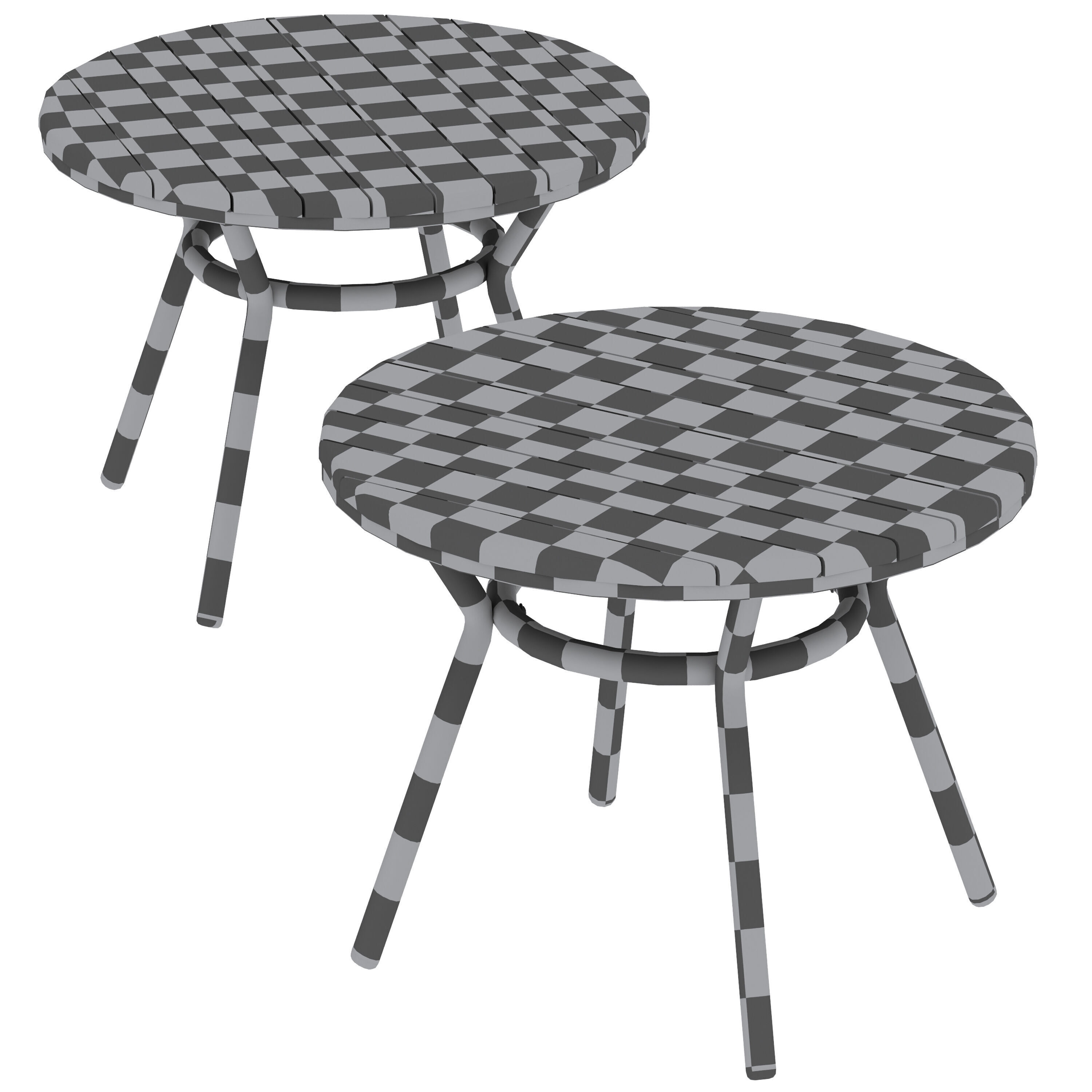 Garden coffee table Chassagne by LA REDOUTE INTERIEURS 3D model_6