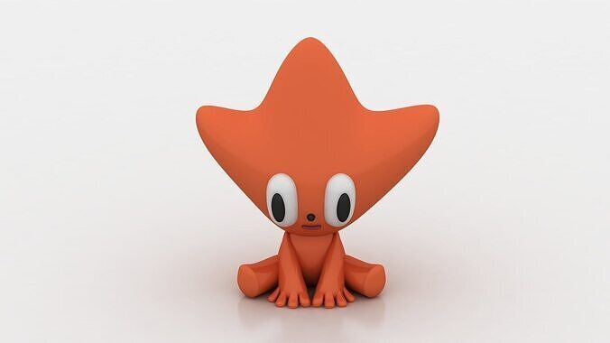 STARFY CHARACTER TOY 3D PRINTABLE MODEL 3D print model
