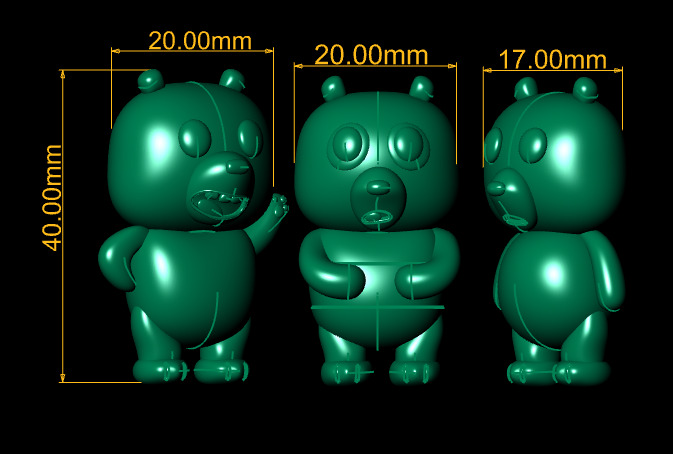 WE BEAR BEARS CHARACTERS TOY 3D PRINTABLE MODEL 3D print model_2