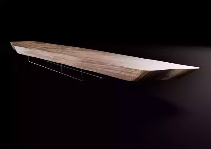 Large Wooden Lounge Coffee Table 