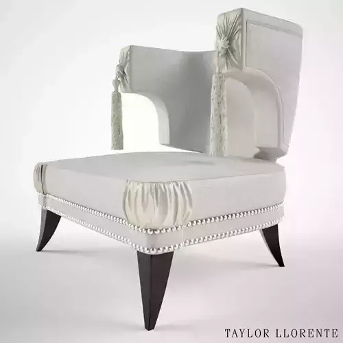 Taylor Llorente STYLISED NEOCLASSICAL HIGH BACK ARMCHAIR