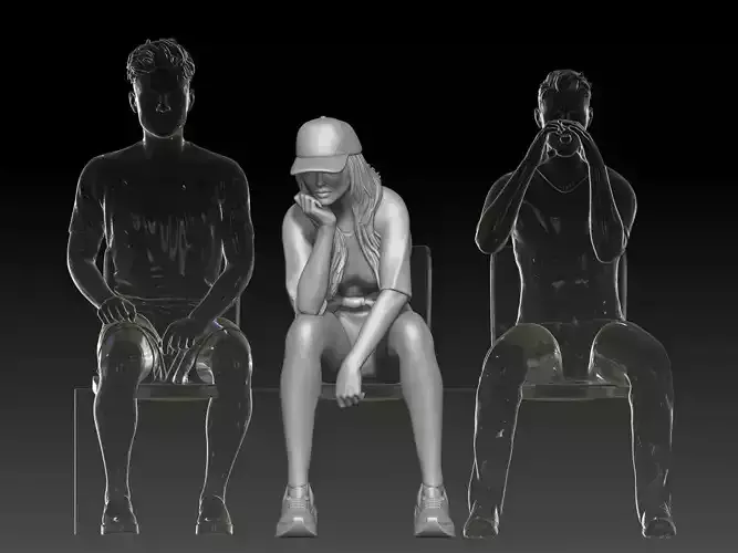 spectator at sports stadium girl 2