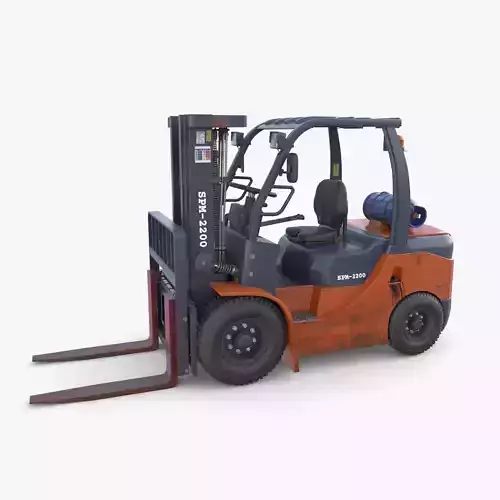 Forklift V2 3D model