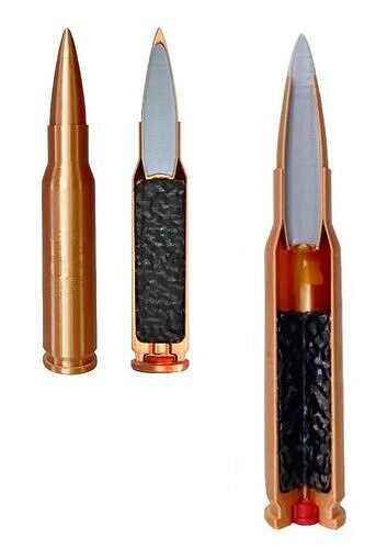 7 62x51 NATO Cartridge Free 3D model