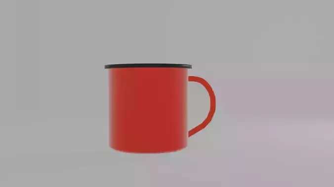 Iron Mug Set Cheap 3d Models