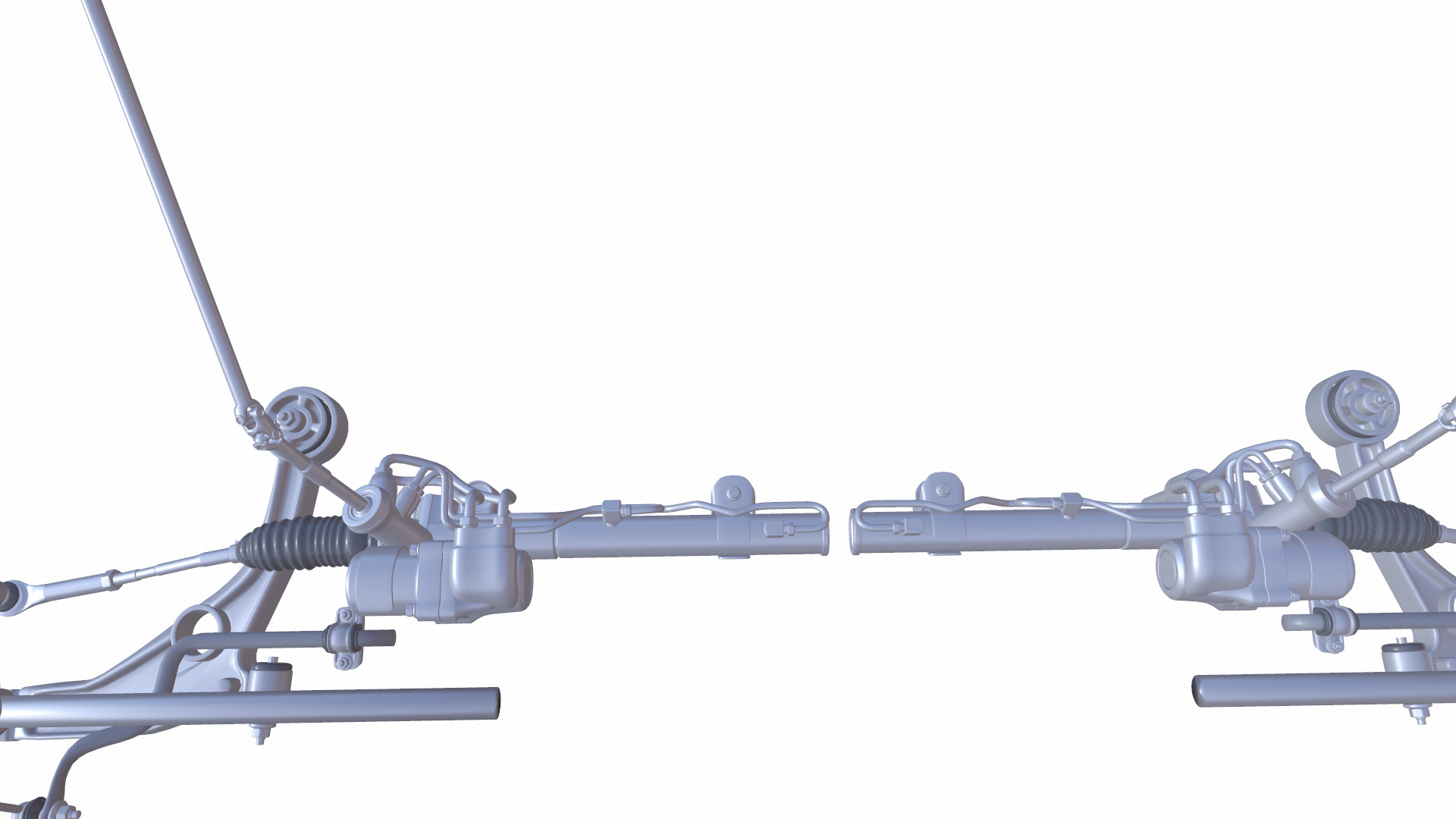 Steering and Suspension Low-poly 3D model_9