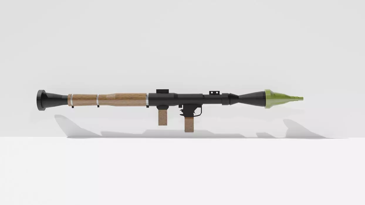 3D model Low Poly RPG Gun VR / AR / low-poly | CGTrader