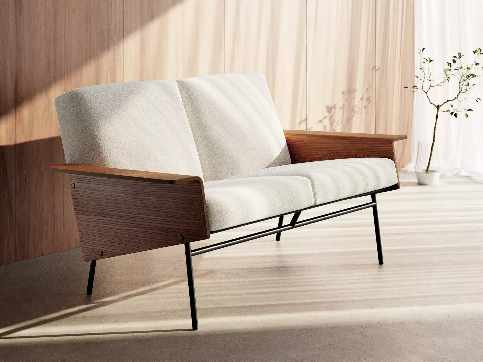 G10 Settee 3D model_0